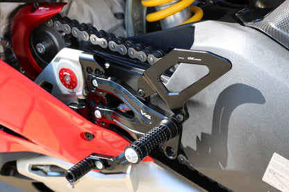 PE406 - CNC RACING Ducati Panigale V4 (2018+) Adjustable Rearset "RPS" – Accessories in the Motoraider Motorcycle Aftermarket Accessories and Parts Online Shop