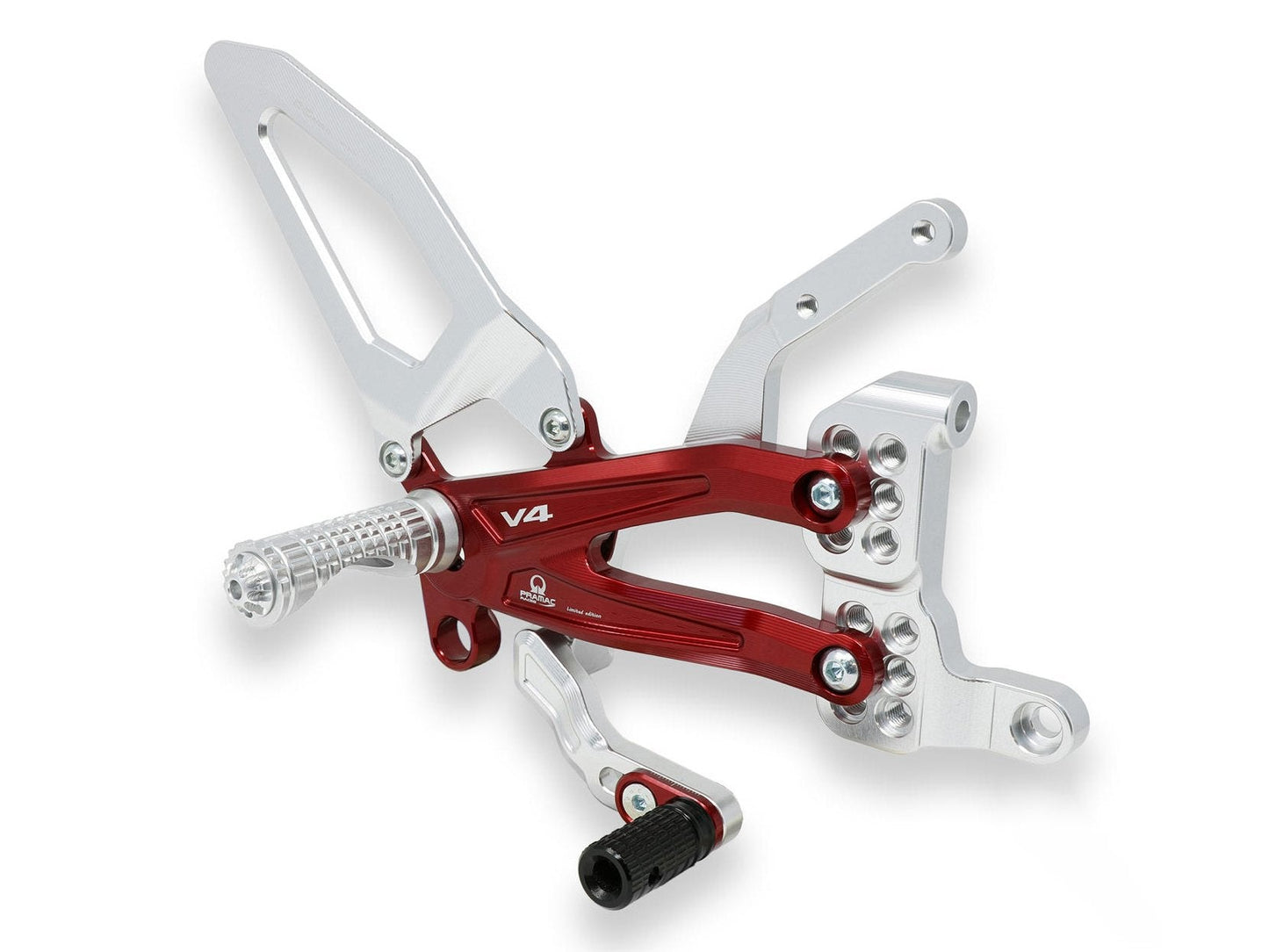 PE407PR - CNC RACING Ducati Panigale V4 (18/24) Adjustable Rearset "Easy" (Pramac Racing edition) – Accessories in the Motoraider Motorcycle Aftermarket Accessories and Parts Online Shop