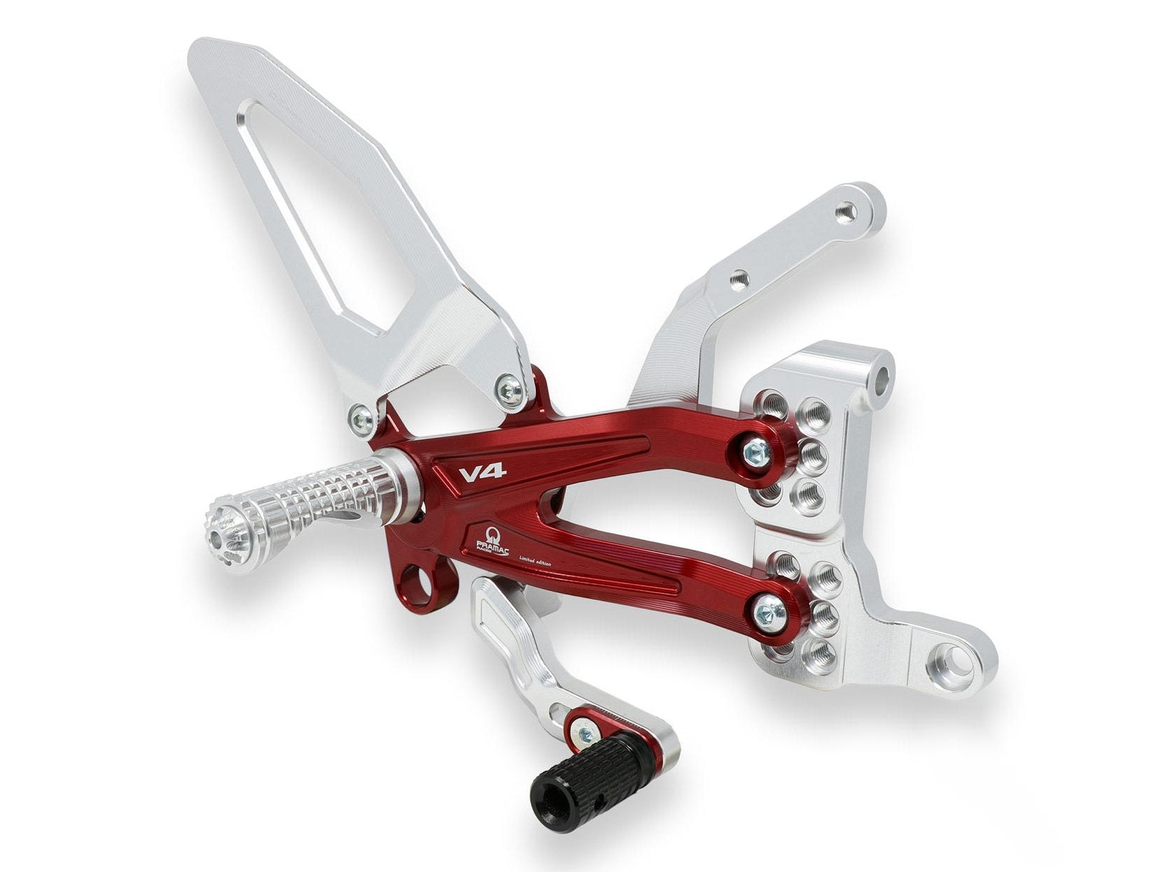 PE407PR - CNC RACING Ducati Panigale V4 (18/24) Adjustable Rearset "Easy" (Pramac Racing edition) – Accessories in the Motoraider Motorcycle Aftermarket Accessories and Parts Online Shop