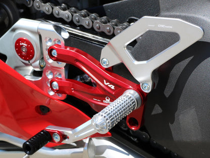 PE407PR - CNC RACING Ducati Panigale V4 (18/24) Adjustable Rearset "Easy" (Pramac Racing edition) – Accessories in the Motoraider Motorcycle Aftermarket Accessories and Parts Online Shop