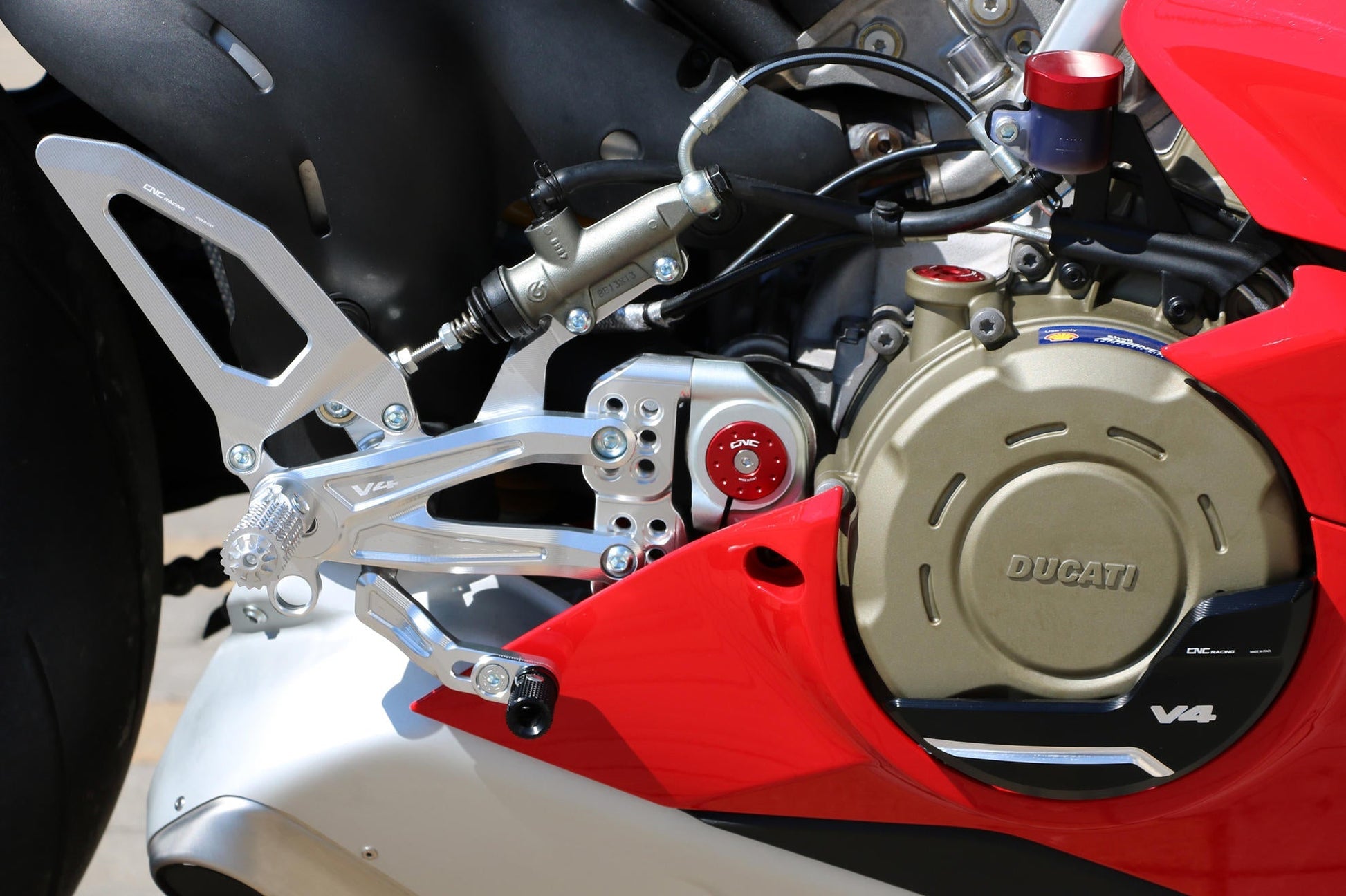 PE406 - CNC RACING Ducati Panigale V4 (2018+) Adjustable Rearset "RPS" – Accessories in the Motoraider Motorcycle Aftermarket Accessories and Parts Online Shop