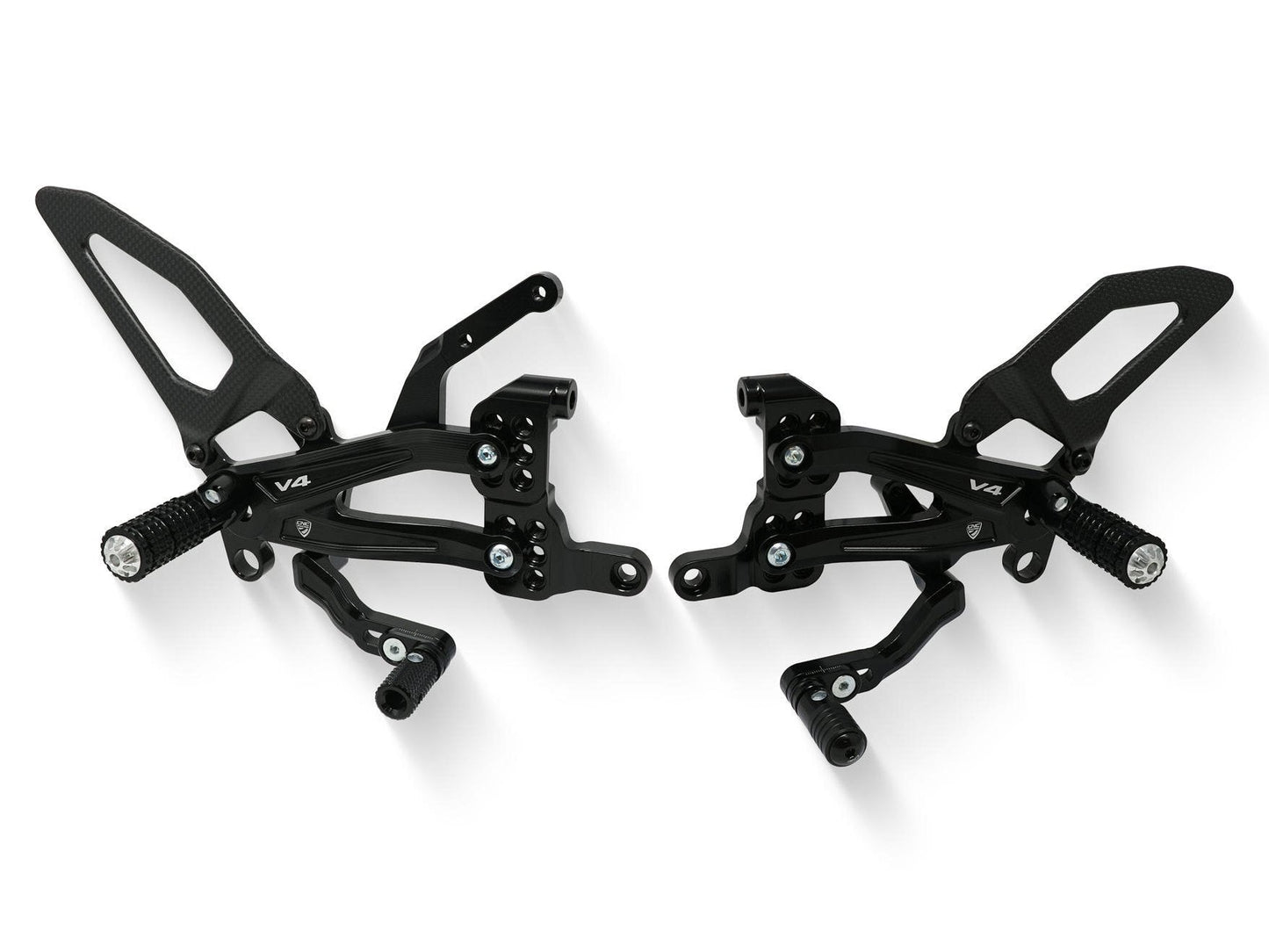 PE408 - CNC RACING Ducati Panigale V4 (18/24) Adjustable Rearset "RPS Carbon" – Accessories in the Motoraider Motorcycle Aftermarket Accessories and Parts Online Shop