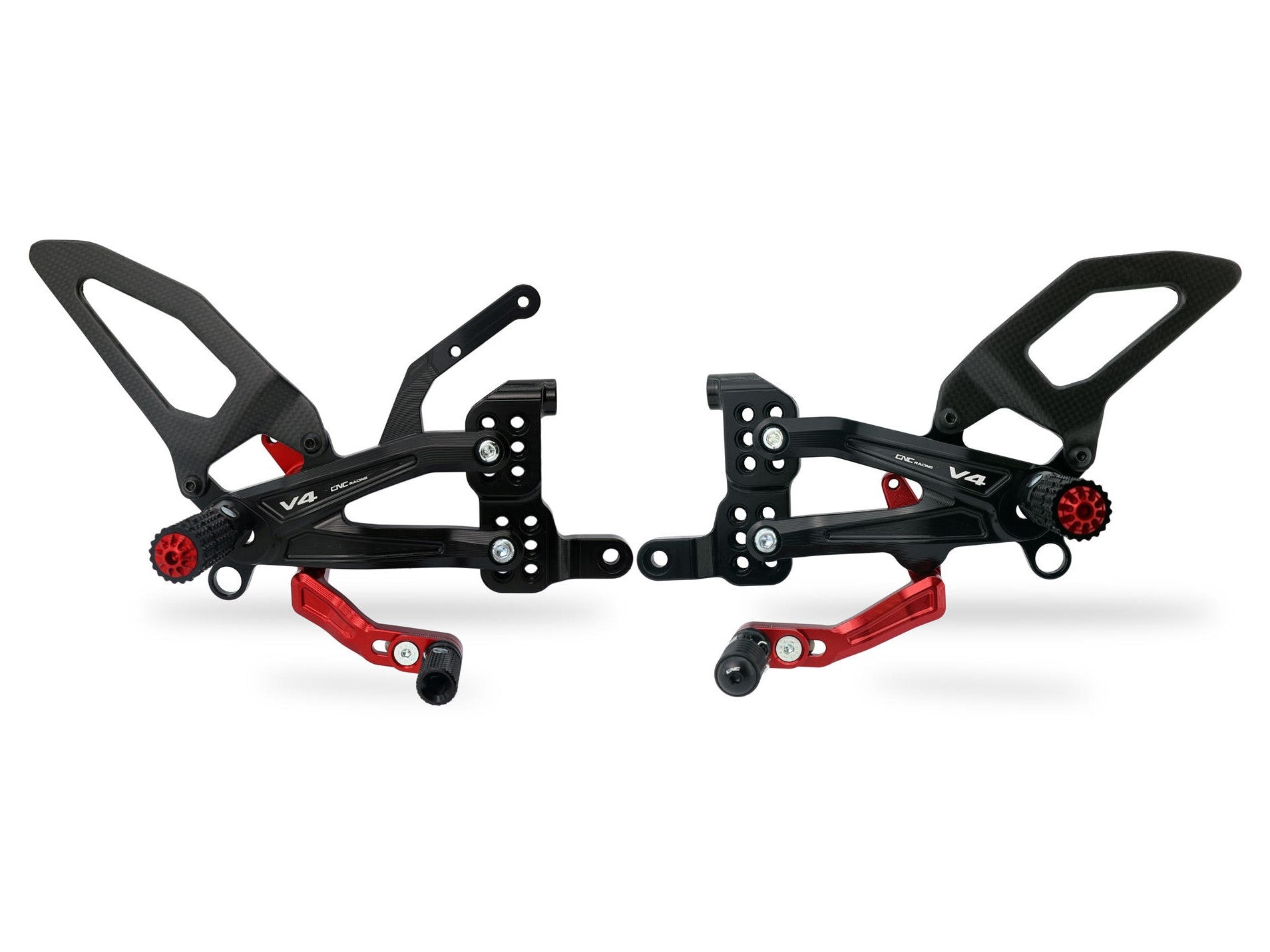 PE408 - CNC RACING Ducati Panigale V4 (18/24) Adjustable Rearset "RPS Carbon" – Accessories in the Motoraider Motorcycle Aftermarket Accessories and Parts Online Shop