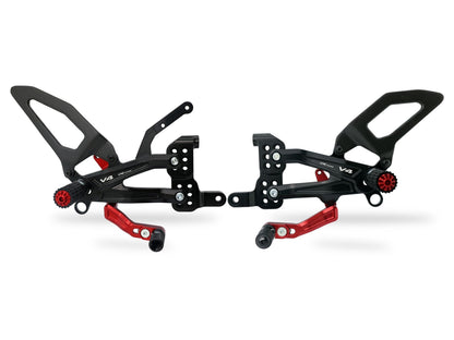 PE408 - CNC RACING Ducati Panigale V4 (18/24) Adjustable Rearset "RPS Carbon" – Accessories in the Motoraider Motorcycle Aftermarket Accessories and Parts Online Shop
