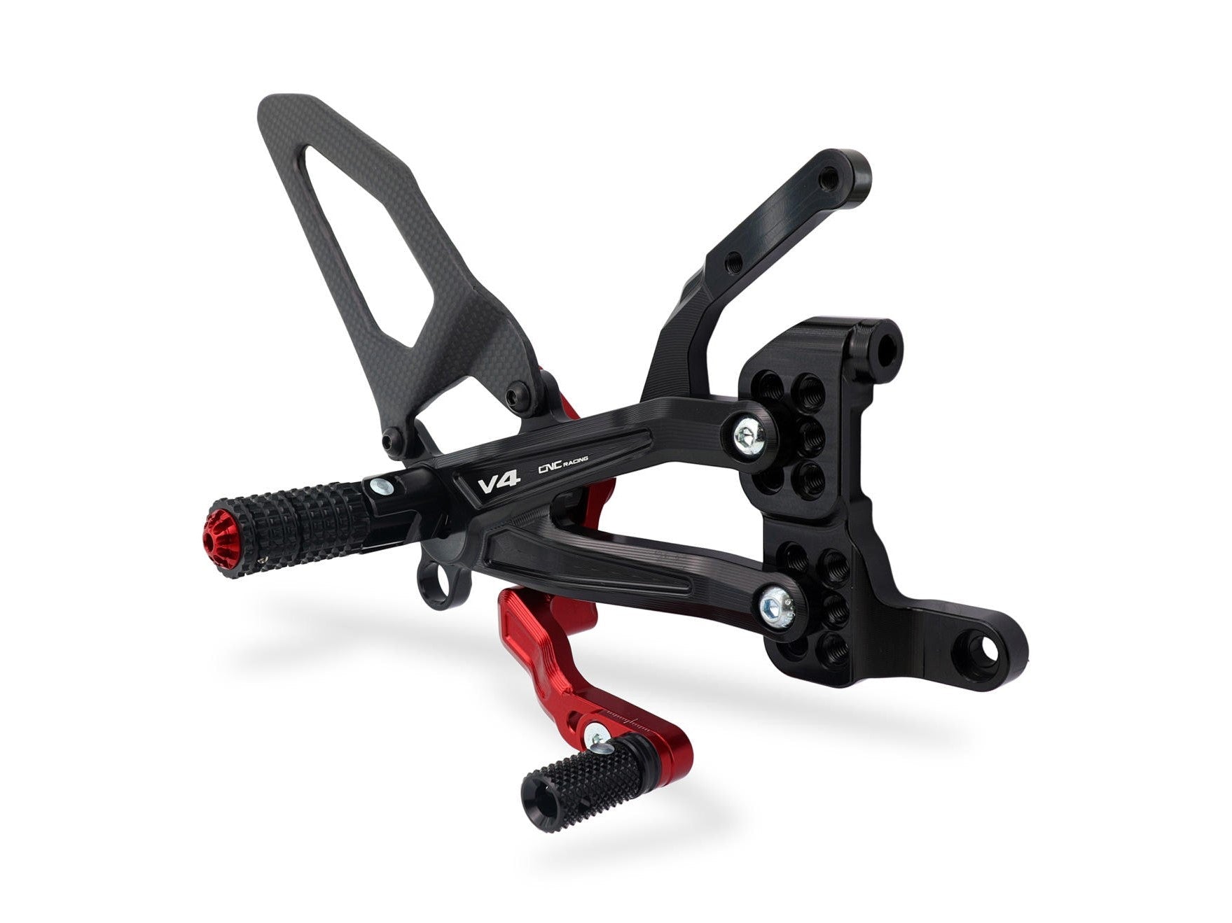 PE408 - CNC RACING Ducati Panigale V4 (18/24) Adjustable Rearset "RPS Carbon" – Accessories in the Motoraider Motorcycle Aftermarket Accessories and Parts Online Shop
