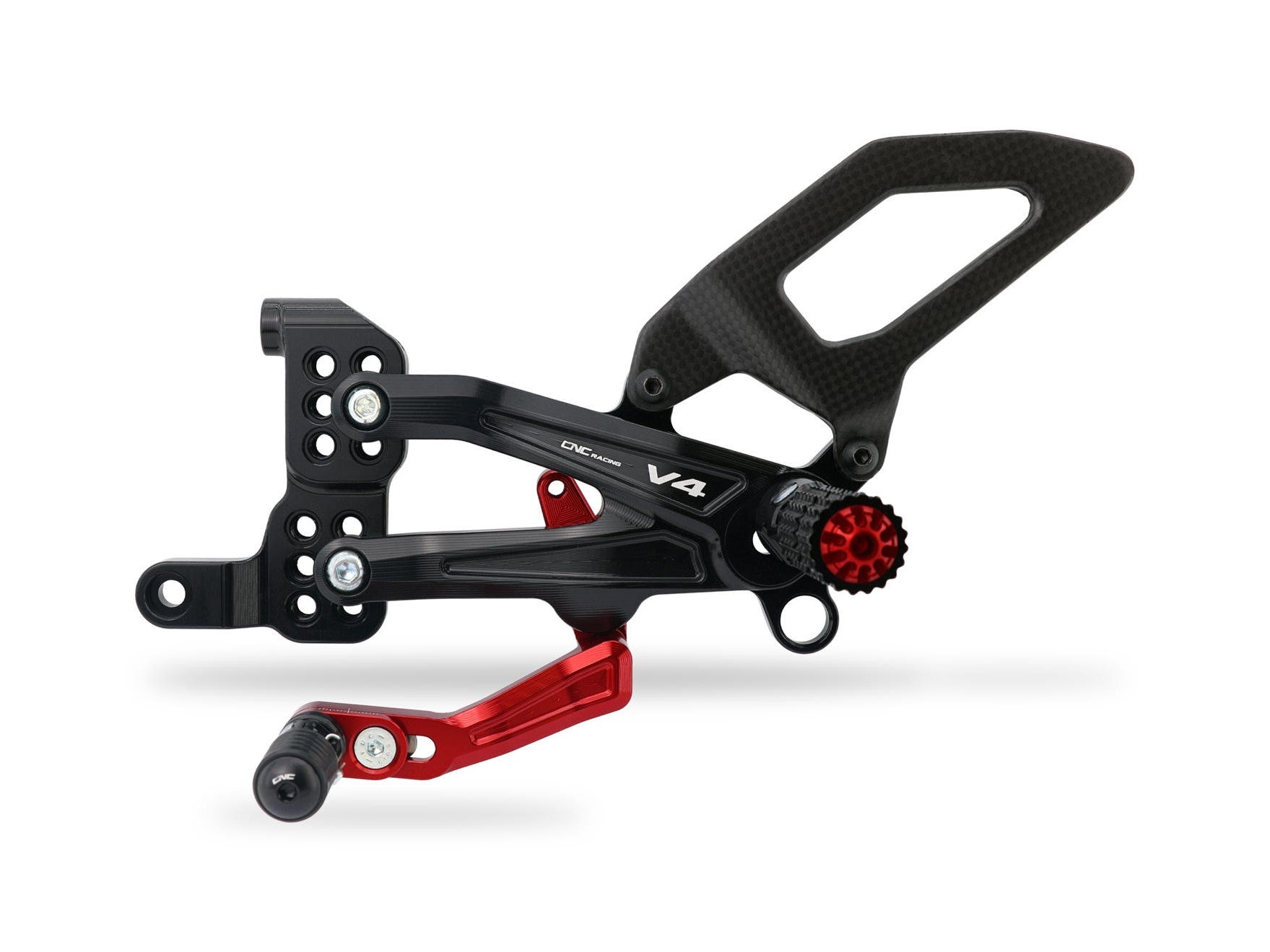 PE408 - CNC RACING Ducati Panigale V4 (18/24) Adjustable Rearset "RPS Carbon" – Accessories in the Motoraider Motorcycle Aftermarket Accessories and Parts Online Shop