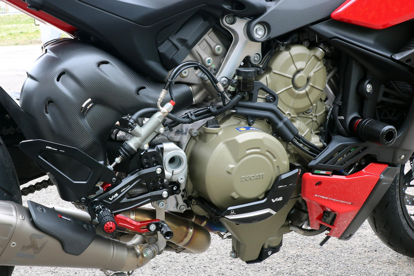 PR318PR - CNC RACING Ducati Multistrada V4 / Streetfighter Clutch Cover Protector (Pramac edition) – Accessories in the Motoraider Motorcycle Aftermarket Accessories and Parts Online Shop