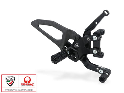PE411PR - CNC RACING Ducati Streetfighter V2 (2022+) Adjustable Rearset (Pramac Racing Limited Edition) – Accessories in the Motoraider Motorcycle Aftermarket Accessories and Parts Online Shop