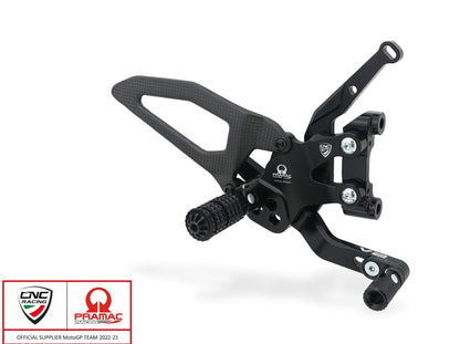 PE411PR - CNC RACING Ducati Streetfighter V2 (2022+) Adjustable Rearset (Pramac Racing Limited Edition) – Accessories in the Motoraider Motorcycle Aftermarket Accessories and Parts Online Shop