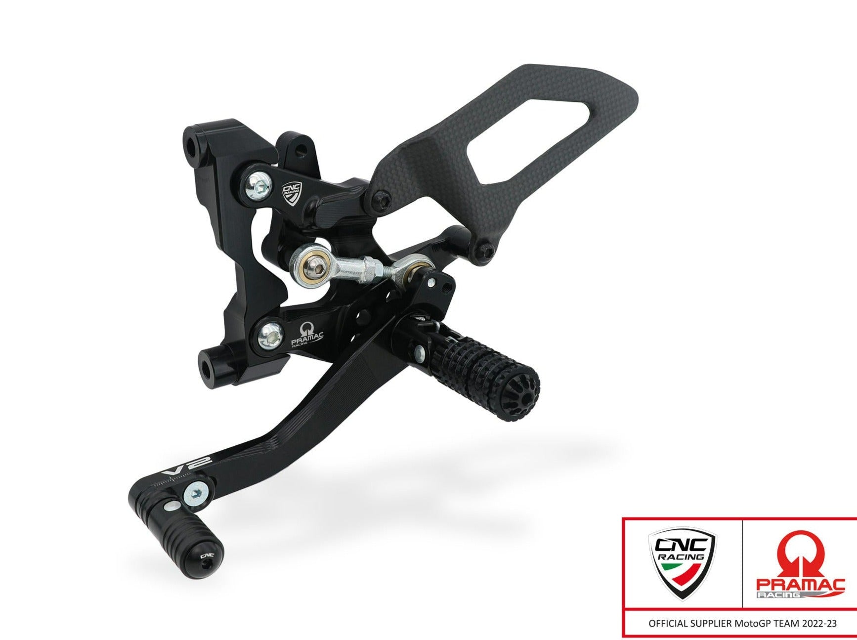 PE411PR - CNC RACING Ducati Streetfighter V2 (2022+) Adjustable Rearset (Pramac Racing Limited Edition) – Accessories in the Motoraider Motorcycle Aftermarket Accessories and Parts Online Shop