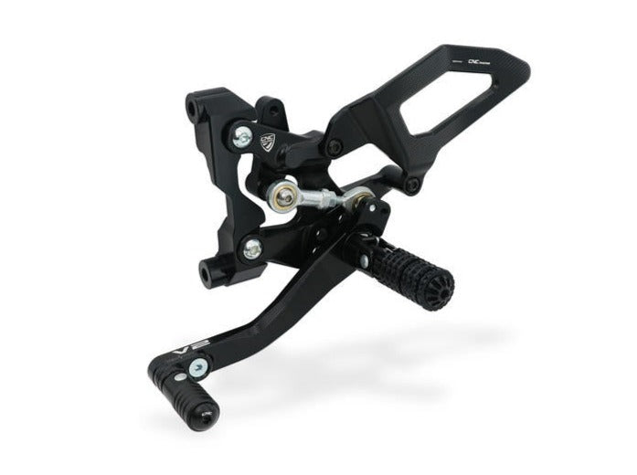 PE411 - CNC RACING Ducati Streetfighter V2 (2022+) Adjustable Rearset – Accessories in the Motoraider Motorcycle Aftermarket Accessories and Parts Online Shop