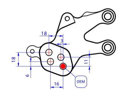 PE411 - CNC RACING Ducati Streetfighter V2 (2022+) Adjustable Rearset – Accessories in the Motoraider Motorcycle Aftermarket Accessories and Parts Online Shop