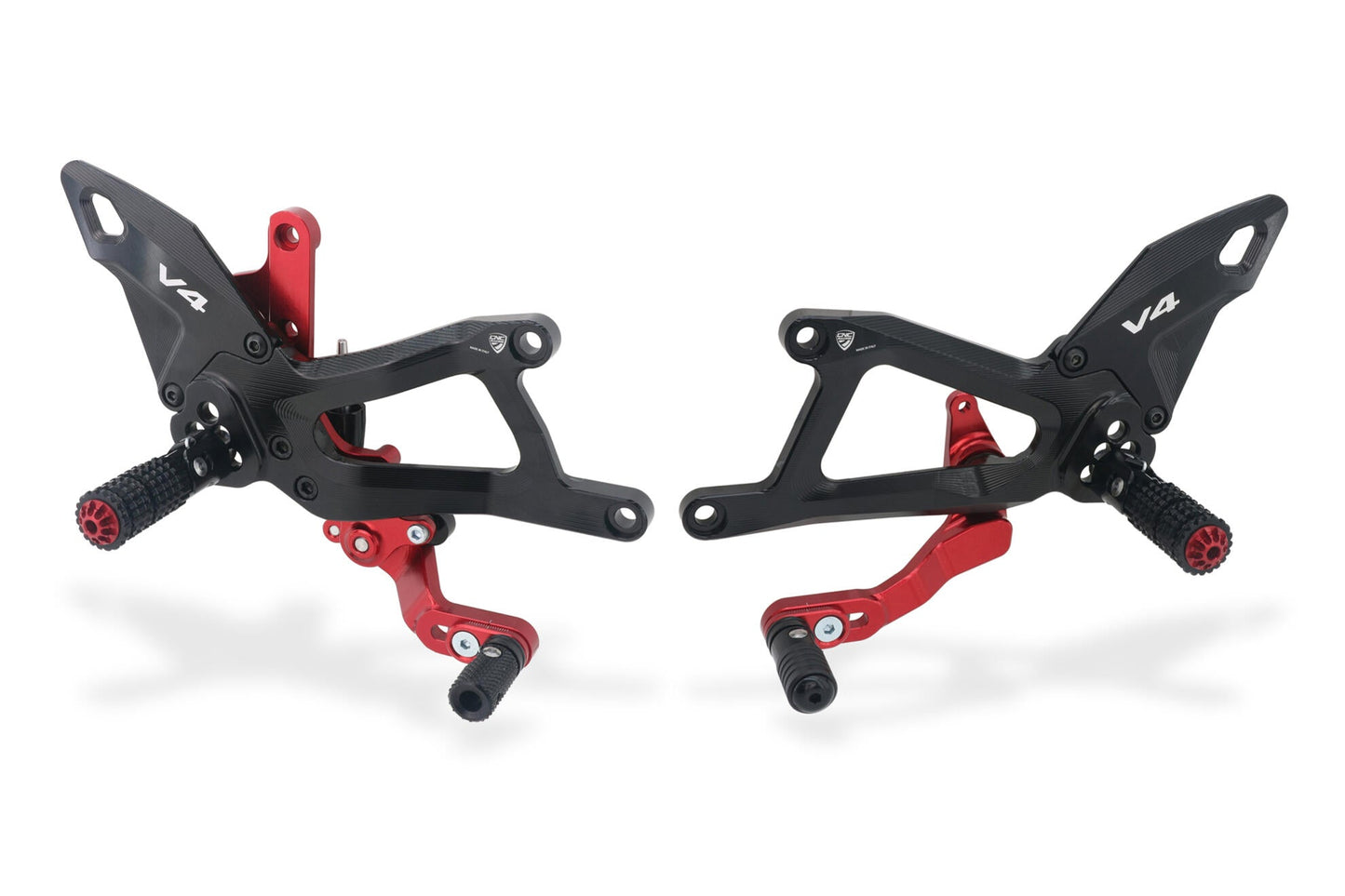 CNC RACING PE414 Ducati Panigale V4 / V4S (2025+) Adjustable Rearsets – Accessories in the Motoraider Motorcycle Aftermarket Accessories and Parts Online Shop