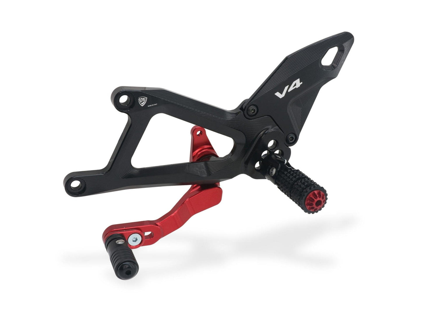 CNC RACING PE414 Ducati Panigale V4 / V4S (2025+) Adjustable Rearsets – Accessories in the Motoraider Motorcycle Aftermarket Accessories and Parts Online Shop