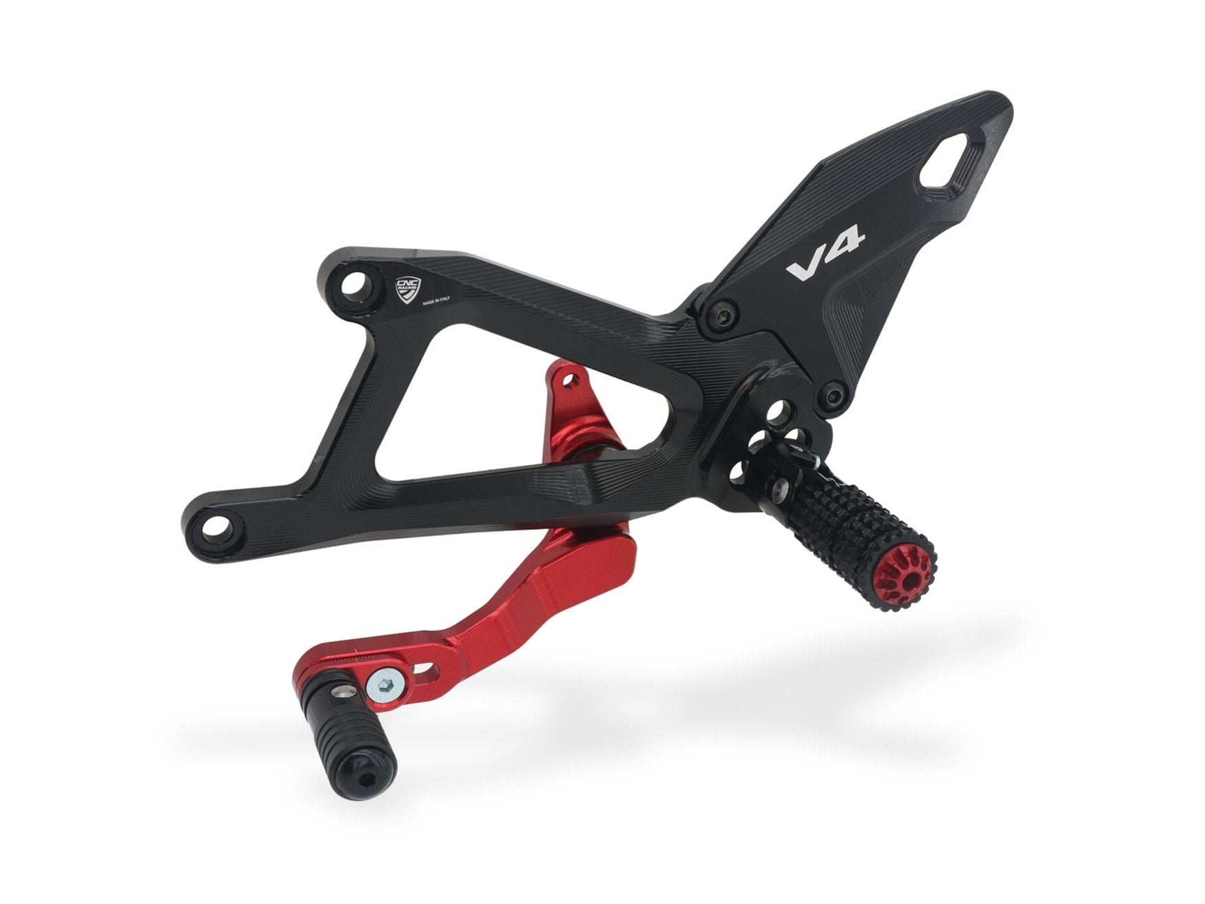CNC RACING PE414 Ducati Panigale V4 / V4S (2025+) Adjustable Rearsets – Accessories in the Motoraider Motorcycle Aftermarket Accessories and Parts Online Shop