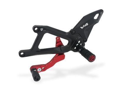 CNC RACING PE414 Ducati Panigale V4 / V4S (2025+) Adjustable Rearsets – Accessories in the Motoraider Motorcycle Aftermarket Accessories and Parts Online Shop