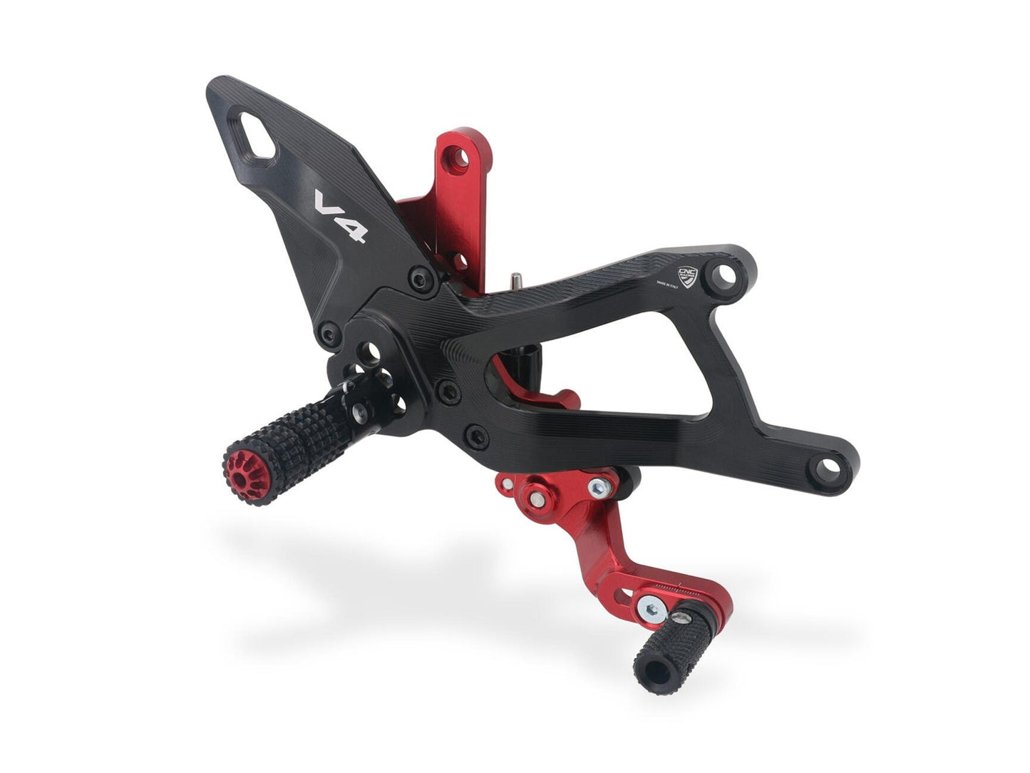 CNC RACING PE414 Ducati Panigale V4 / V4S (2025+) Adjustable Rearsets – Accessories in the Motoraider Motorcycle Aftermarket Accessories and Parts Online Shop