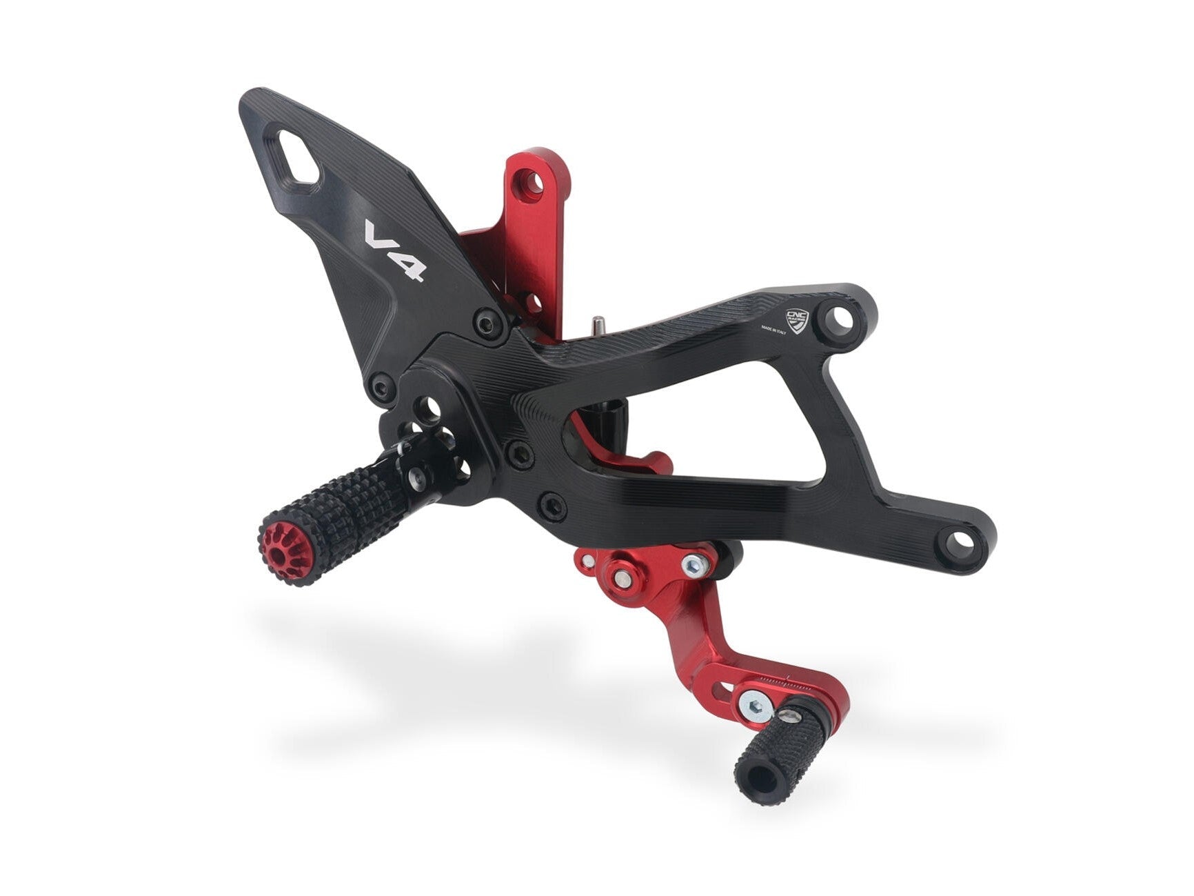 CNC RACING PE414 Ducati Panigale V4 / V4S (2025+) Adjustable Rearsets – Accessories in the Motoraider Motorcycle Aftermarket Accessories and Parts Online Shop