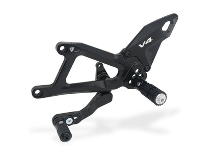 CNC RACING PE414 Ducati Panigale V4 / V4S (2025+) Adjustable Rearsets – Accessories in the Motoraider Motorcycle Aftermarket Accessories and Parts Online Shop