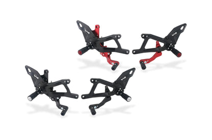 CNC RACING PE414 Ducati Panigale V4 / V4S (2025+) Adjustable Rearsets – Accessories in the Motoraider Motorcycle Aftermarket Accessories and Parts Online Shop