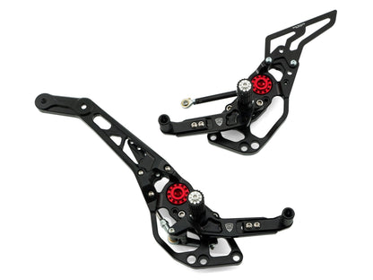 PE430 - CNC RACING Ducati Hypermotard 939/821 Adjustable Rearset – Accessories in the Motoraider Motorcycle Aftermarket Accessories and Parts Online Shop
