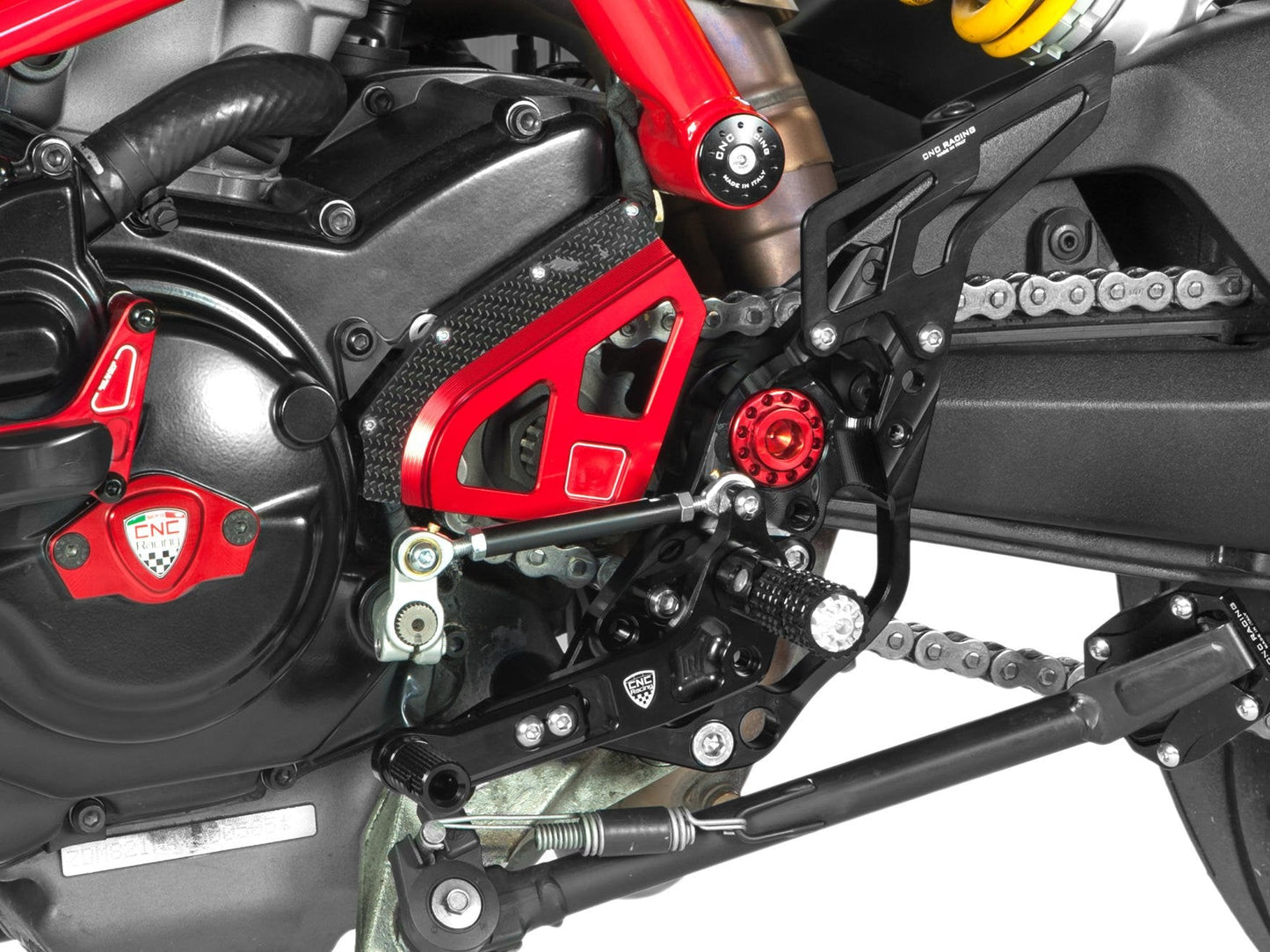 PE430 - CNC RACING Ducati Hypermotard 939/821 Adjustable Rearset – Accessories in the Motoraider Motorcycle Aftermarket Accessories and Parts Online Shop