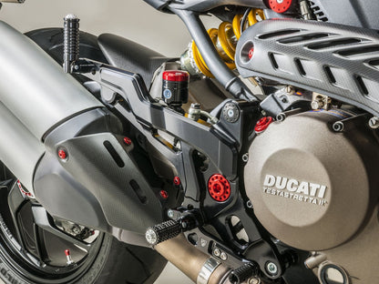 PE440 - CNC RACING Ducati Monster 1200/821 Adjustable Rearset (Sport) – Accessories in the Motoraider Motorcycle Aftermarket Accessories and Parts Online Shop
