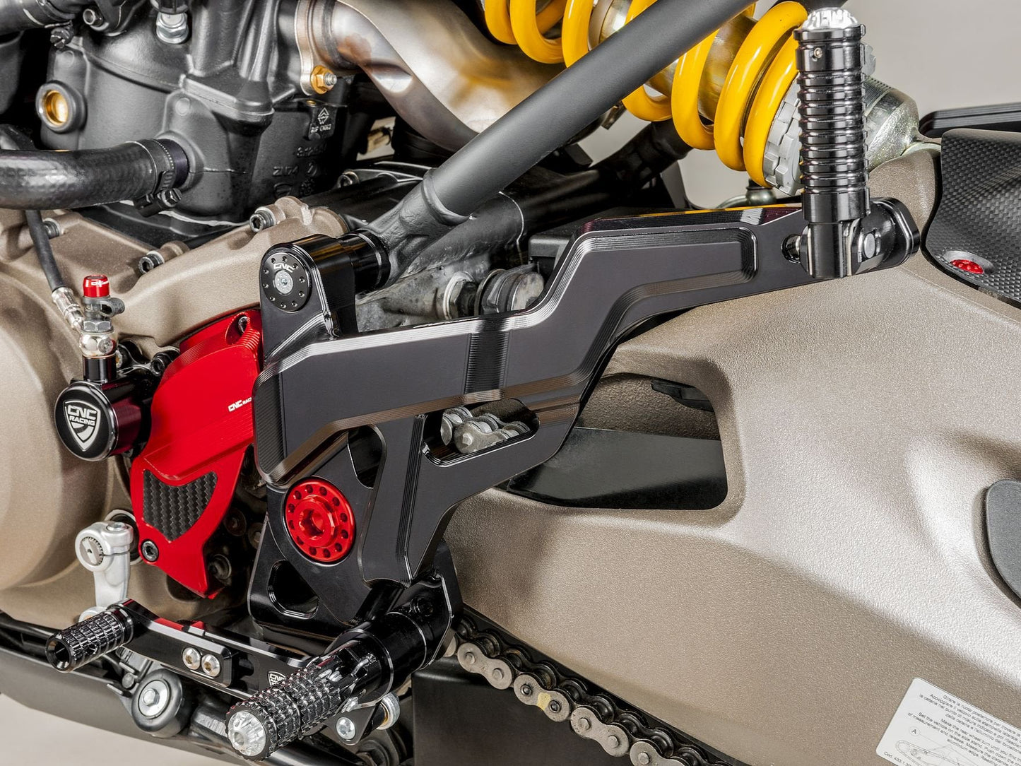 PE440 - CNC RACING Ducati Monster 1200/821 Adjustable Rearset (Sport) – Accessories in the Motoraider Motorcycle Aftermarket Accessories and Parts Online Shop
