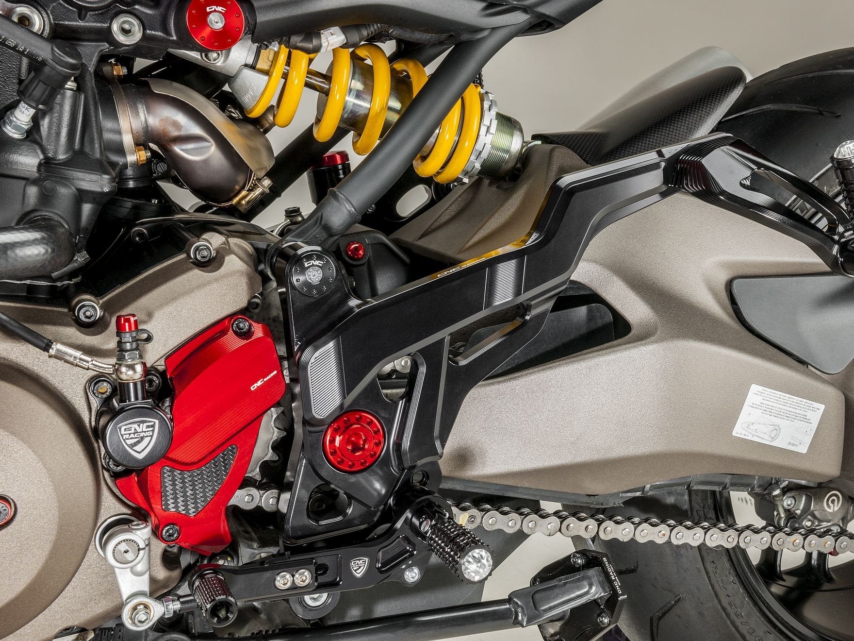 PE441 - CNC RACING Ducati Monster 1200/821 Adjustable Rearset (Touring) – Accessories in the Motoraider Motorcycle Aftermarket Accessories and Parts Online Shop