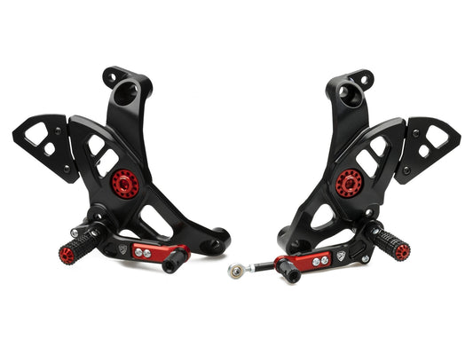 PE444 - CNC RACING Ducati Monster / Supersport Adjustable Rearset – Accessories in the Motoraider Motorcycle Aftermarket Accessories and Parts Online Shop