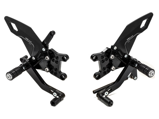 PE501 - CNC RACING Aprilia RSV4 / Tuono V4 (2017+) Adjustable Rearset – Accessories in the Motoraider Motorcycle Aftermarket Accessories and Parts Online Shop