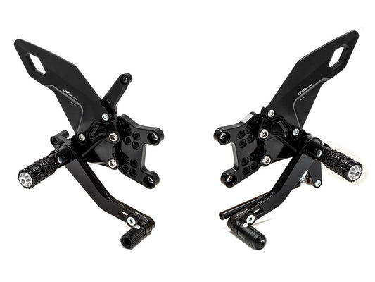 PE506 - CNC RACING Aprilia RSV4 / Tuono V4 (2017+) Adjustable Rearset "Easy" – Accessories in the Motoraider Motorcycle Aftermarket Accessories and Parts Online Shop
