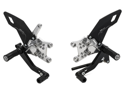 PE505 - CNC RACING Aprilia RSV4 / Tuono V4 (09/16) Adjustable Rearset "Easy" – Accessories in the Motoraider Motorcycle Aftermarket Accessories and Parts Online Shop