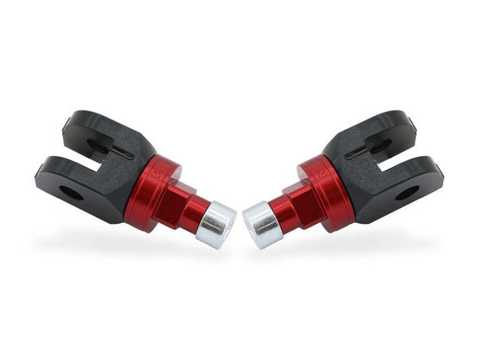 PEA21 - CNC RACING Ducati / Moto Guzzi Footpegs Adapters (passenger) – Accessories in the Motoraider Motorcycle Aftermarket Accessories and Parts Online Shop
