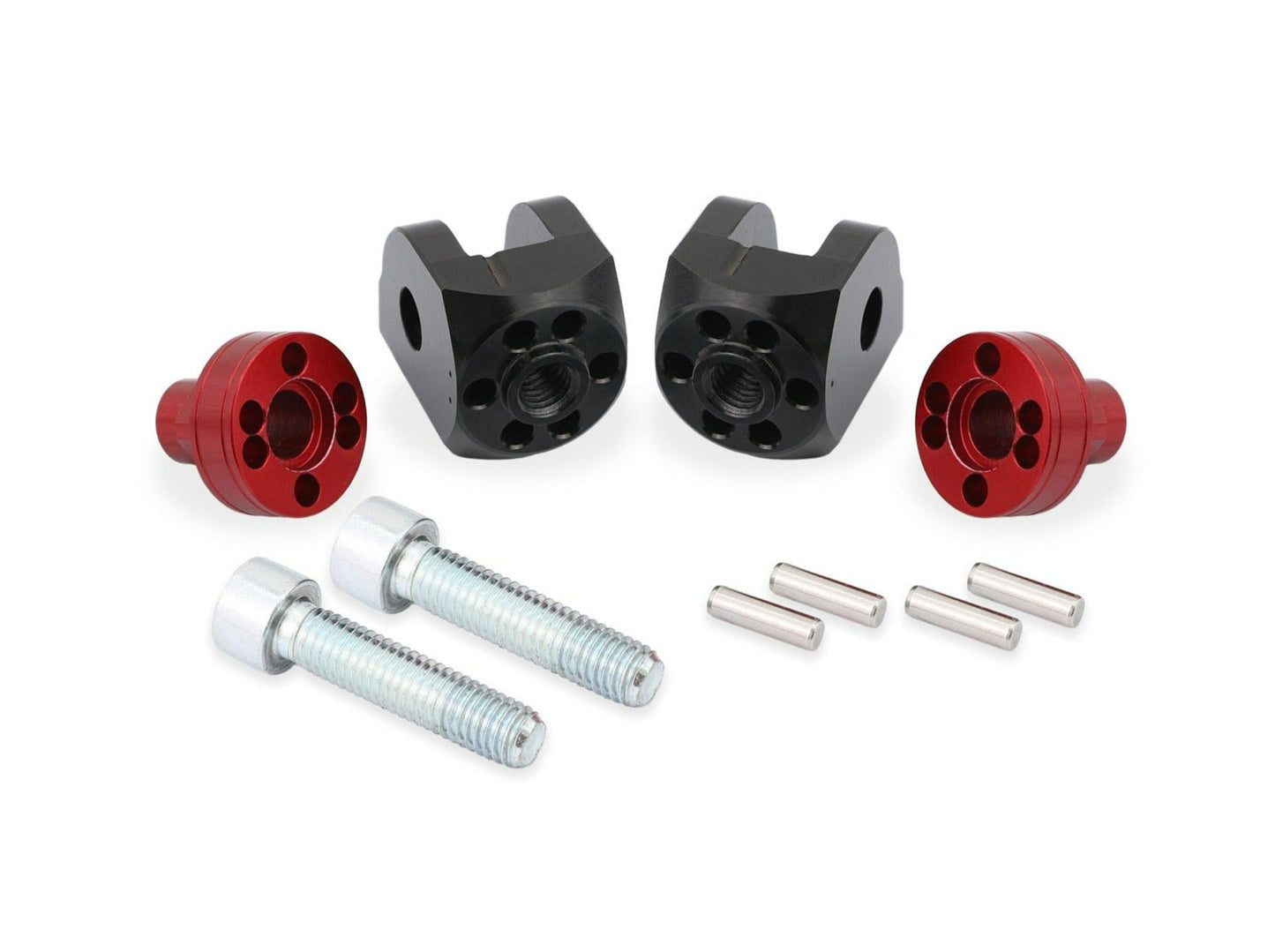 PEA22 - CNC RACING Ducati Hypermotard 698 Mono (2024+) Footpegs Adapters (pilot) – Accessories in the Motoraider Motorcycle Aftermarket Accessories and Parts Online Shop