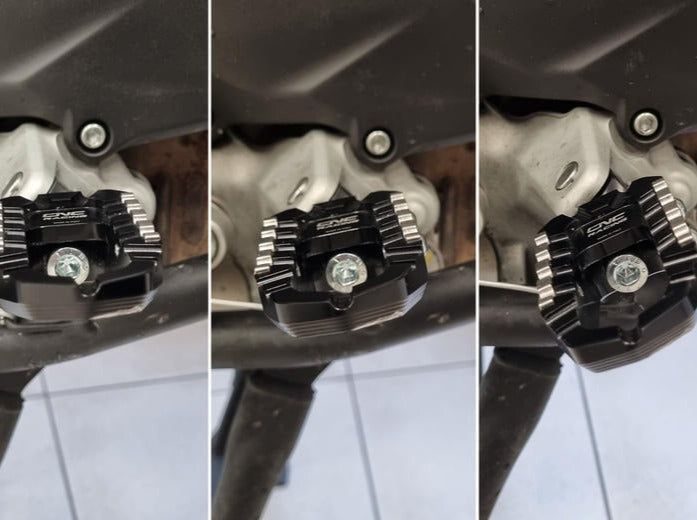 PEA20 - CNC RACING Ducati / Moto Guzzi Footpegs Adapters (pilot) – Accessories in the Motoraider Motorcycle Aftermarket Accessories and Parts Online Shop