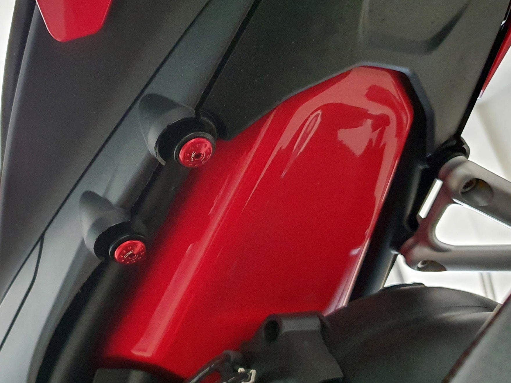 PET40 - CNC RACING Ducati / MV Agusta Rear Footrest Removal Caps (M8) – Accessories in the Motoraider Motorcycle Aftermarket Accessories and Parts Online Shop