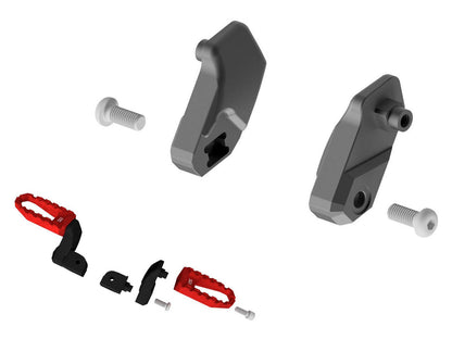 PEA51 - CNC RACING Ducati Pilot Footpegs Riser (30 mm) – Accessories in the Motoraider Motorcycle Aftermarket Accessories and Parts Online Shop