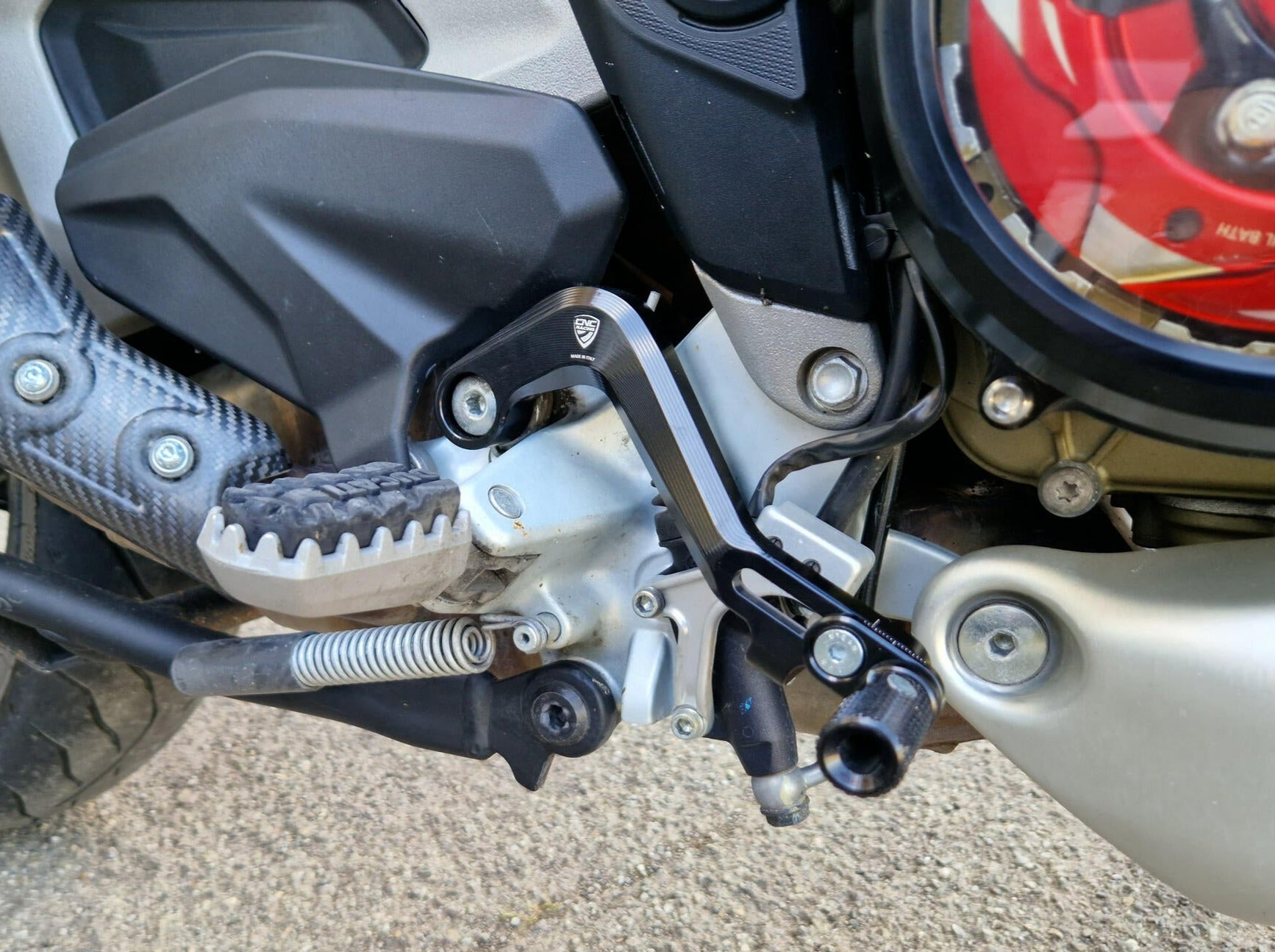 PEC05 - CNC RACING Ducati Multistrada V4 / V4 S / V4 Pikes Peak (2021+) Rear Brake Lever "Slide" – Accessories in the Motoraider Motorcycle Aftermarket Accessories and Parts Online Shop