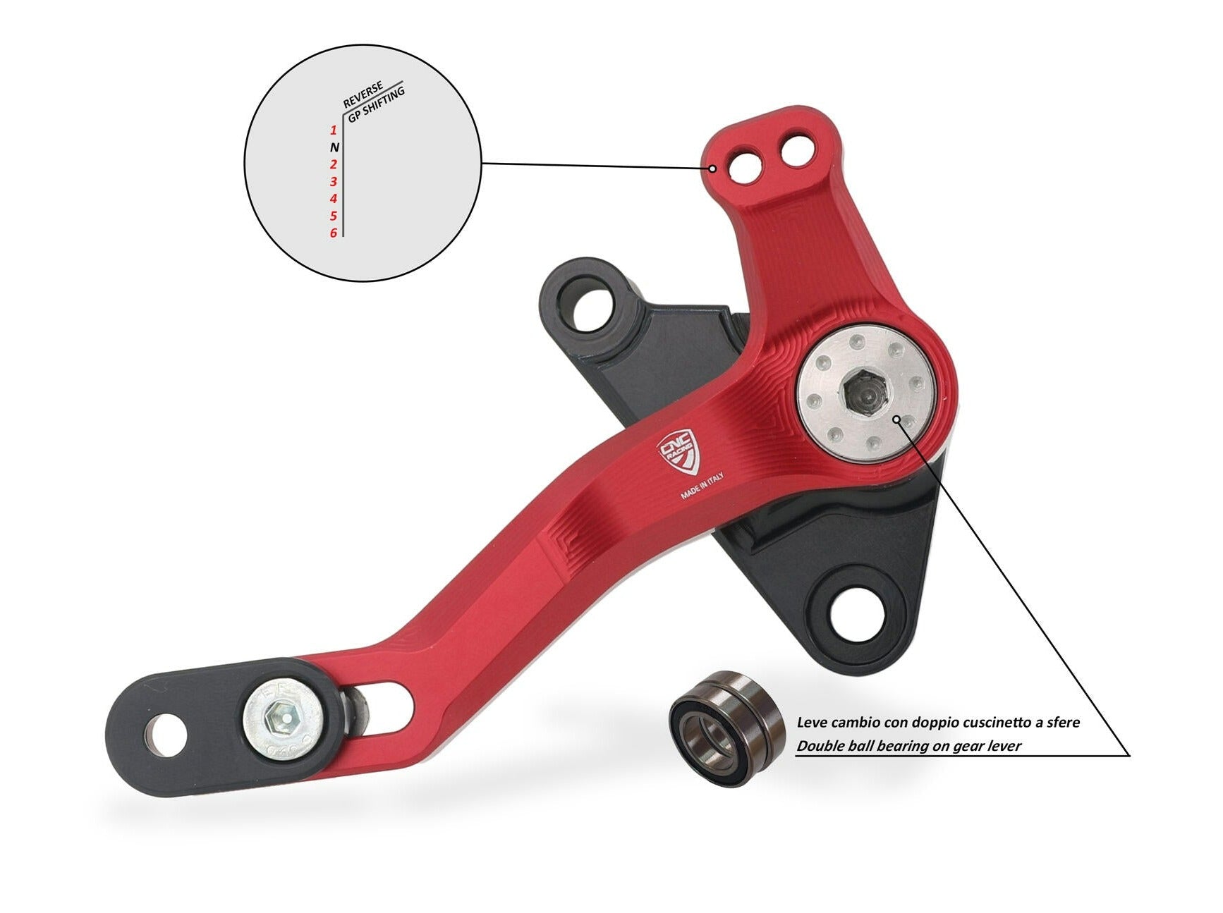 PEC06 - CNC RACING Ducati Multistrada V4 / V4S / Pikes Peak (2021+) Gear Lever "Slide" – Accessories in the Motoraider Motorcycle Aftermarket Accessories and Parts Online Shop