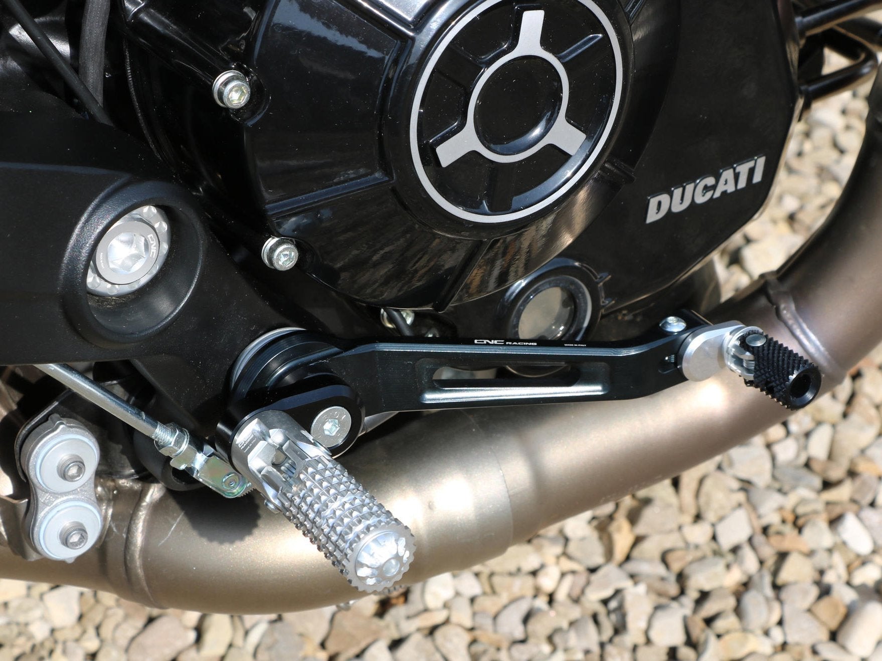 PER01 - CNC RACING Ducati Scrambler / Monster 797 Pilot Eccentric Footpegs Adjustable Supports Kit – Accessories in the Motoraider Motorcycle Aftermarket Accessories and Parts Online Shop
