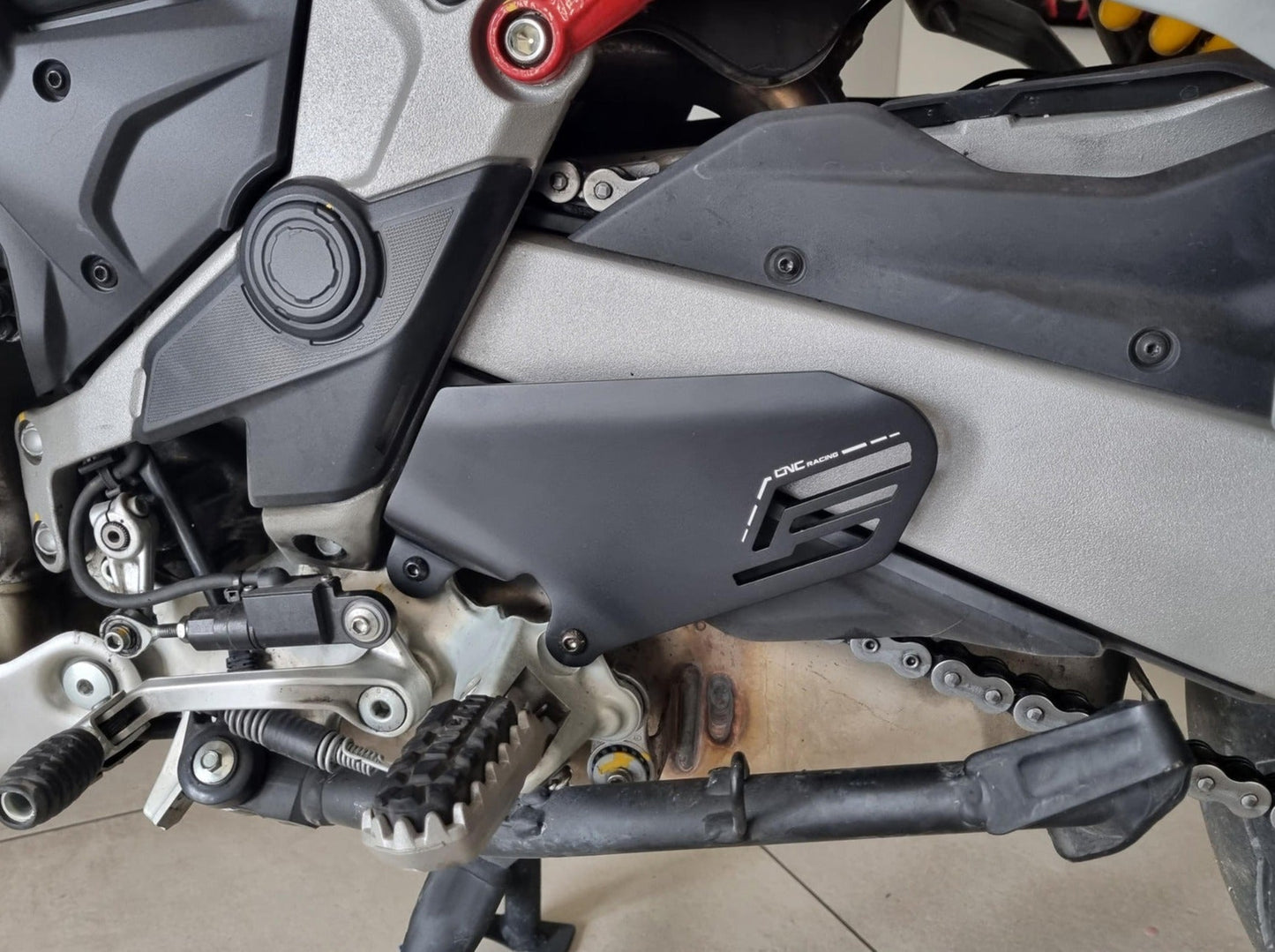 PES05 - CNC RACING Ducati Multistrada V4 (2021+) Heel Guards Kit – Accessories in the Motoraider Motorcycle Aftermarket Accessories and Parts Online Shop
