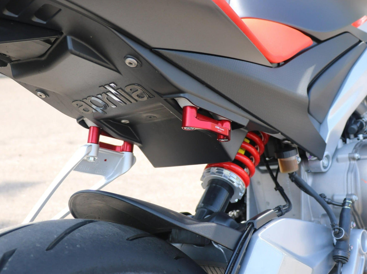 PET53 - CNC RACING Aprilia RS 660 (21/22) Rear Footrest Blanking Plates – Accessories in the Motoraider Motorcycle Aftermarket Accessories and Parts Online Shop