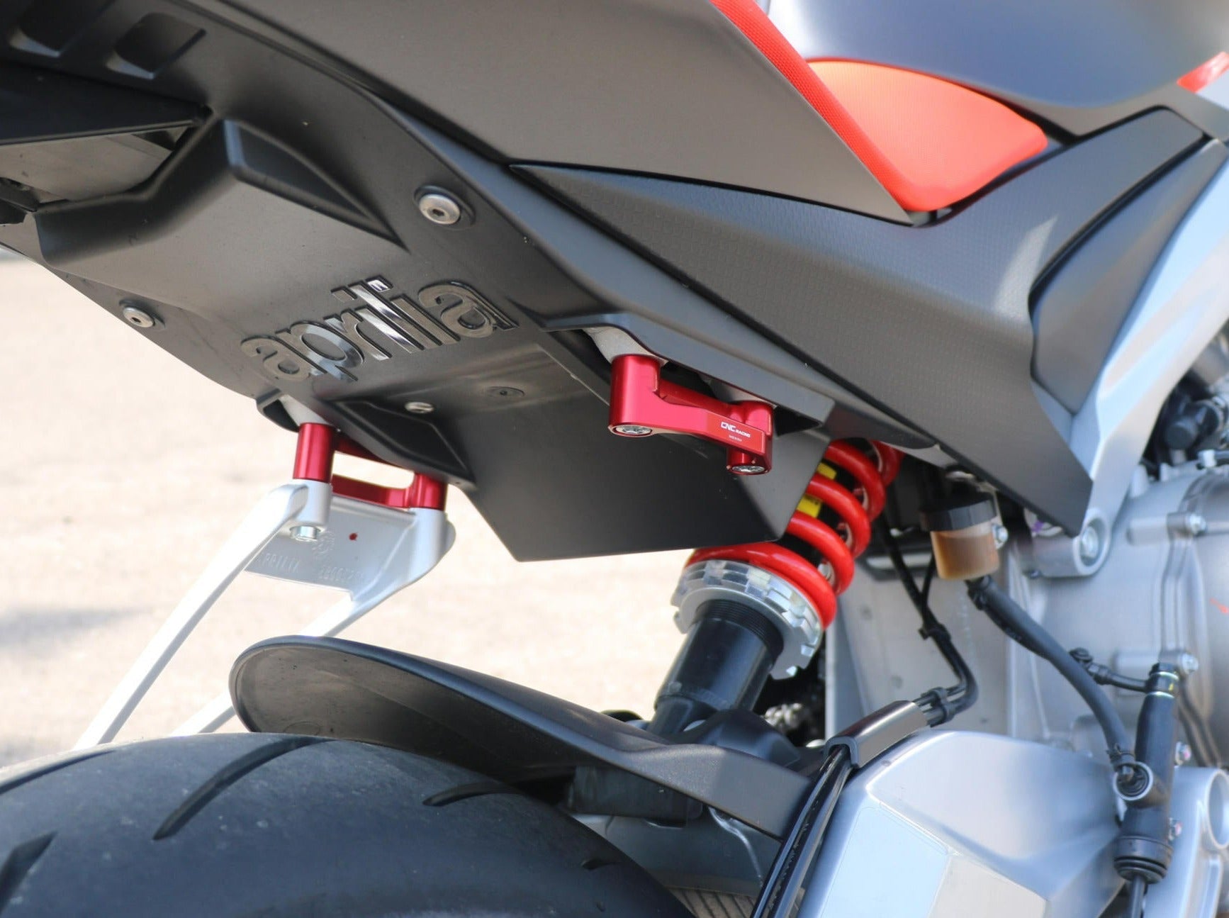 PET53 - CNC RACING Aprilia RS 660 (21/22) Rear Footrest Blanking Plates – Accessories in the Motoraider Motorcycle Aftermarket Accessories and Parts Online Shop