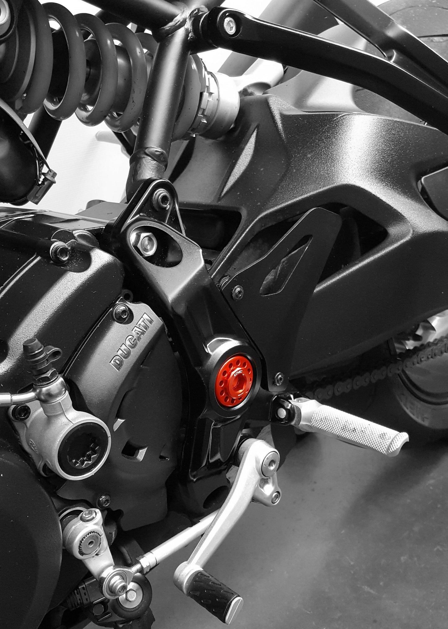 PEV01 - CNC RACING Ducati OEM Rearset Central Bolts – Accessories in the Motoraider Motorcycle Aftermarket Accessories and Parts Online Shop