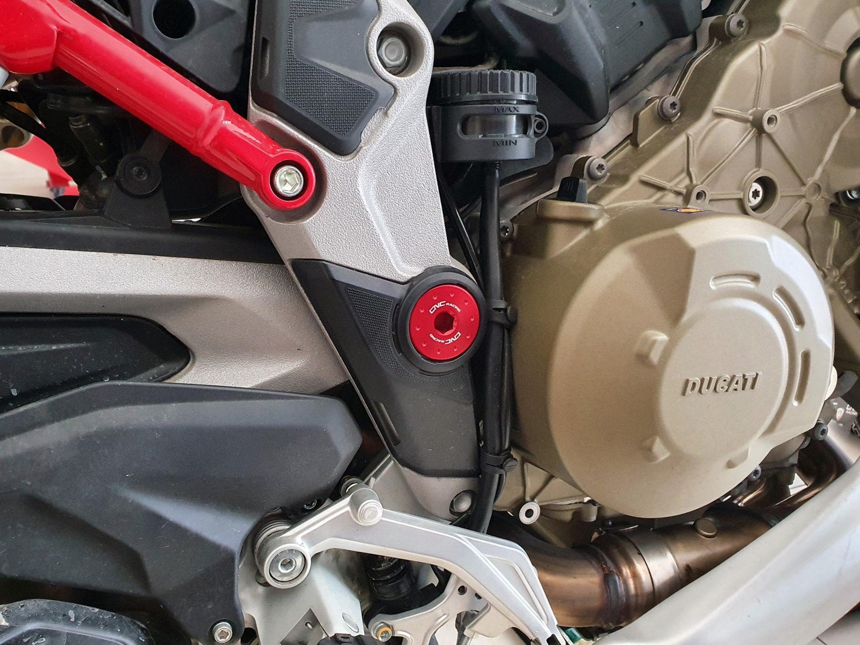 PEV05 - CNC RACING Ducati Diavel V4 / Multistrada V4 (2021+) OEM Rearset Central Bolts – Accessories in the Motoraider Motorcycle Aftermarket Accessories and Parts Online Shop