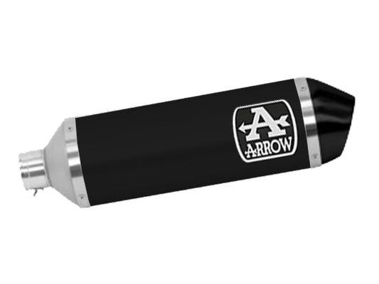 ARROW 73020KZ+73519ANN Peugeot Metropolis 400 (2017+) Dark Aluminum Slip-on Exhaust "Urban" – Accessories in the 2WheelsHero Motorcycle Aftermarket Accessories and Parts Online Shop