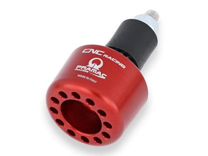 PL001PR - CNC RACING Universal Handlebar Cap (left side; Pramac Racing edition) – Accessories in the Motoraider Motorcycle Aftermarket Accessories and Parts Online Shop