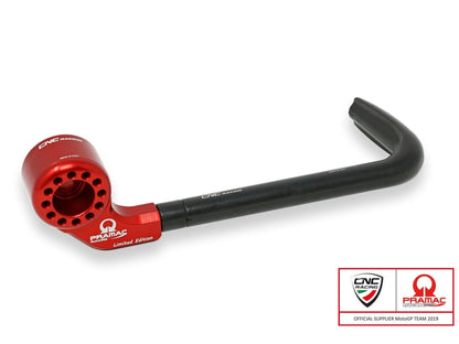 PL100PR - CNC RACING Racing Brake Lever Guard (Pramac edition; including Ø 13-20 mm adapter) – Accessories in the Motoraider Motorcycle Aftermarket Accessories and Parts Online Shop