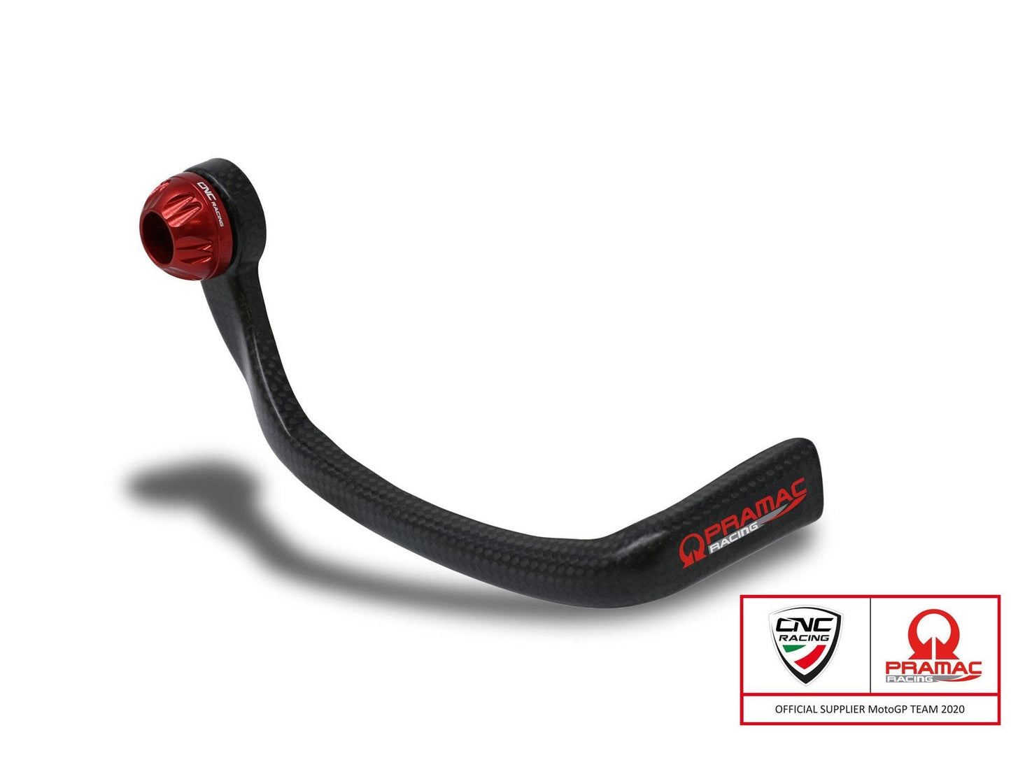 PL150PR - CNC RACING Yamaha Carbon Racing Brake Lever Guard (Pramac edition; including adapter) – Accessories in the Motoraider Motorcycle Aftermarket Accessories and Parts Online Shop